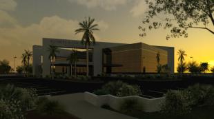 RENDERING - MAIN EXTERIOR LATE AFTERNOON 2